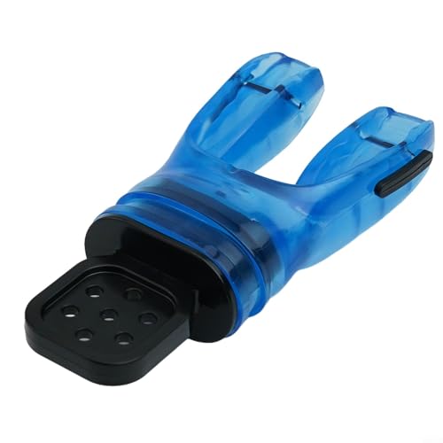 Tauchmundstück-Set 2er-Pack mit formbarem Silikon für eine bequeme und sichere Passform (blau) von Honseadek