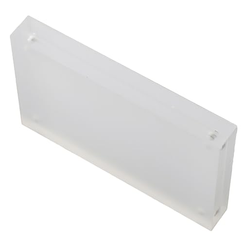Transparenter magnetischer Bilderrahmen, dicker 10 mm Ständer, für die Präsentation Ihrer geschätzten Erinnerungen (10 x 15 cm) von Honseadek