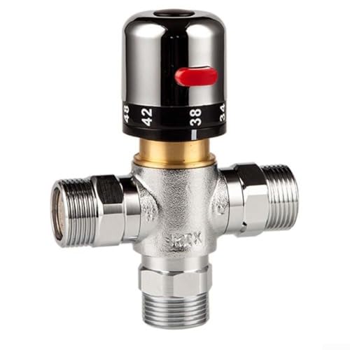 Verstellbares Thermostat-Mischventil aus Messing für zuverlässige Temperaturkontrolle und gleichmäßigen Wasserfluss in Haushaltsduschsystemen (DN20) von Honseadek