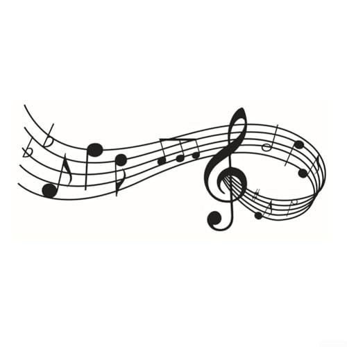 Wandaufkleber Musiknoten-Druck Vinyl Aufkleber Notizen für Heimdekoration Musiknoten Notation Band Modern Kreativ Wandaufkleber Aufkleber Wandaufkleber Musiknoten-Druck Vinyl Aufkleber Notizen für Heimdekoration Musiknoten Notation Band Modern Kreativ Wandaufkleber Aufkleber von Honseadek
