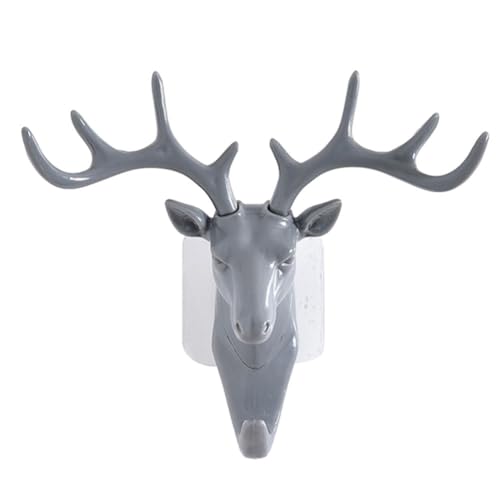 Wandhaken mit Hirsch-Giraffenkopf, eine lustige und funktionale Ergänzung für Ihren Mantel, Hut und Schlüssel Wandhaken mit Hirsch-Giraffenkopf, eine lustige und funktionale Ergänzung für Ihren Mantel, Hut und Schlüssel von Honseadek