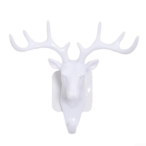 Wandhaken mit Hirsch-Giraffenkopf, eine lustige und funktionale Ergänzung für Ihren Mantel, Hut und Schlüssel von Honseadek