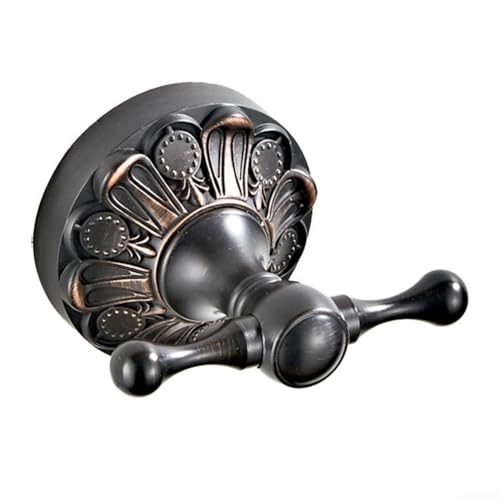 Wandhalterung mit Einzelhaken aus antikem Messing mit Kupfer-Finish, entworfen zum Aufhängen von Handtüchern und Taschen im Diele, Küche oder Bad, Hardware Wandhalterung mit Einzelhaken aus antikem Messing mit Kupfer-Finish, entworfen zum Aufhängen von Handtüchern und Taschen im Diele, Küche oder Bad, Hardware von Honseadek