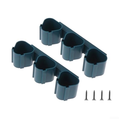 Wandmontiertes Aufbewahrungsregal für Bosch 10 8 V und 12 V Batterien Werkzeug-Organizer (blau) von Honseadek