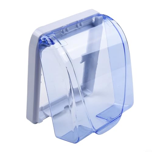 Wandschalter-Abdeckbox, wasserdicht, mit Klappdeckel für 86 Typ-Wandlampensteckdosen zum Schutz elektrischer Komponenten im Innenbereich (blau) von Honseadek