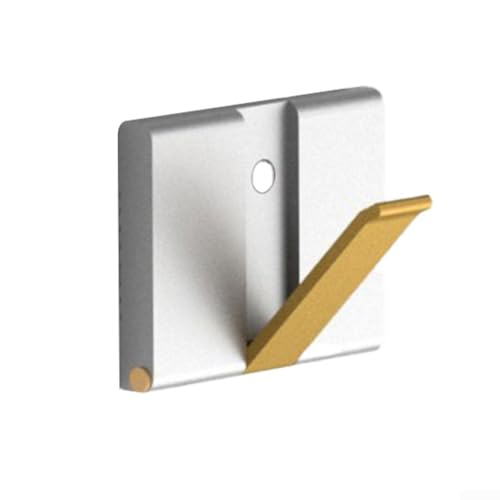 Weltraum-Aluminium-Wandhaken für Kleidung und Zubehör für verschiedene Heimeinrichtungen (A-50 mm) von Honseadek