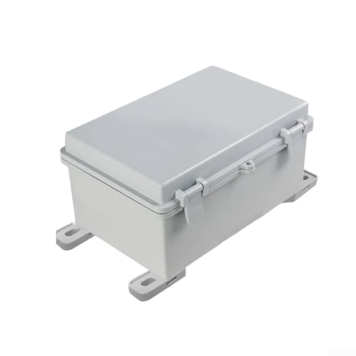 Wetterfeste elektrische Steckdosenbox IP66 Schutz, stoßfest und staubdicht Eigenschaften für den Einsatz (290 x 190 x 140 mm) von Honseadek