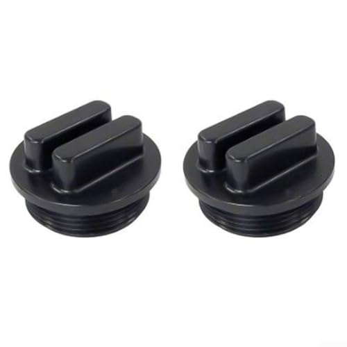 Winterizing Pool Drain Replacement 112 Threaded with O Ring Fits SP1022CBLK and Sand and Cartridge Pool and Spa Filters (Black) von Honseadek