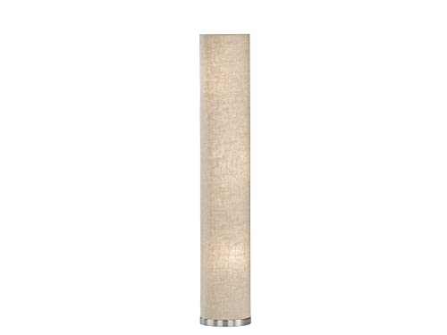Kleine Stehleuchte mit Zylinder Lampenschirm aus Leinen, Beige, Höhe 110cm Kleine Stehleuchte mit Zylinder Lampenschirm aus Leinen, Beige, Höhe 110cm von meineWunschleuchte