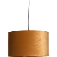 Moderne hanglamp geel met goud 40 cm - Rosalina von Honsel