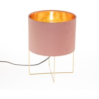 Moderne tafellamp roze E27 - Rosalina von Honsel