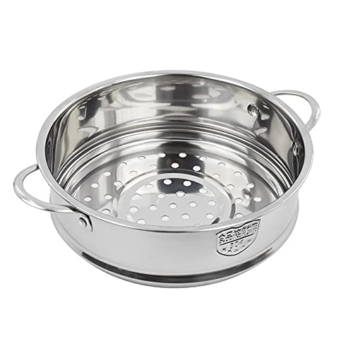 Stainless Steel Steamer,Food Steamer/Soup Pot, Edelstahl Topf DäMpfeinsatz,Topf-Dampfeinsatz,Dampfgitter,Innendurchmesser 22cm,Healthy Way of Cooking Vegetables von Hoobao