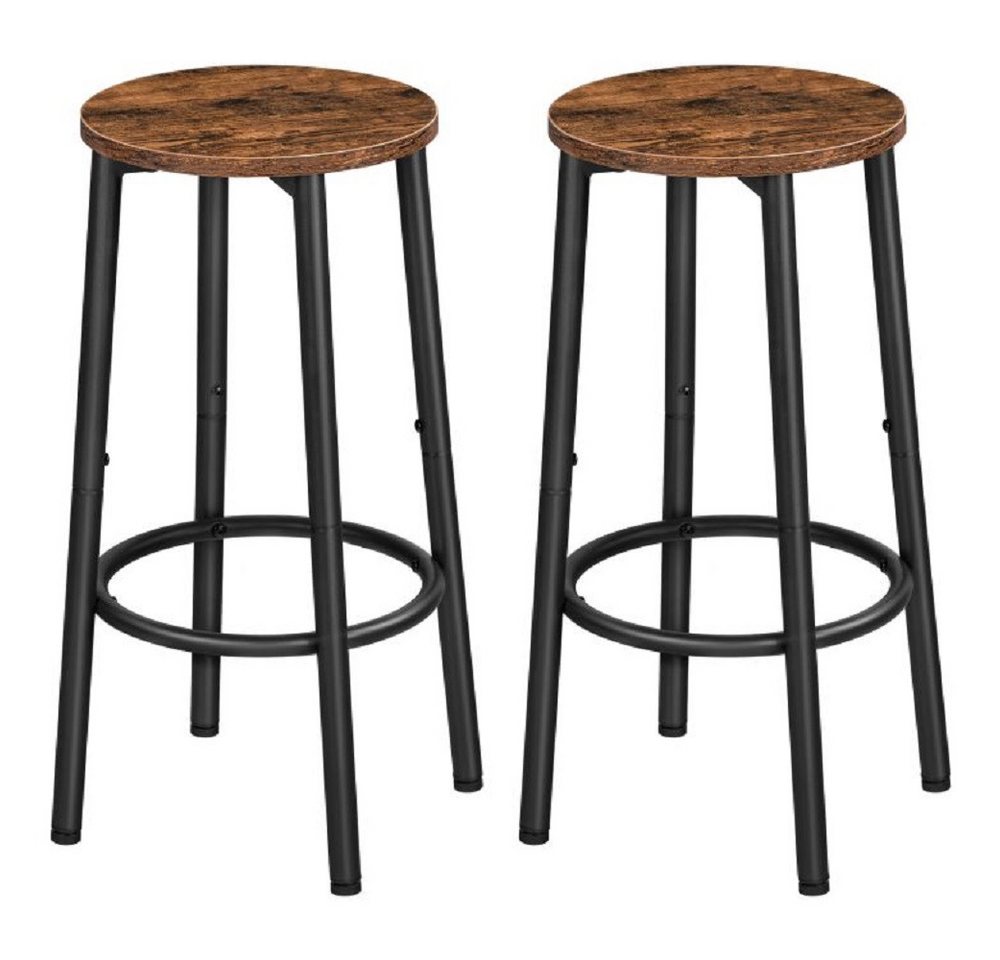 Hoobro Barhocker (Barstühle, 2 St., Stabiler Stahlrahmen), Belastbarkeit bis 100 kg, Höhenverstellbare Füße von Hoobro