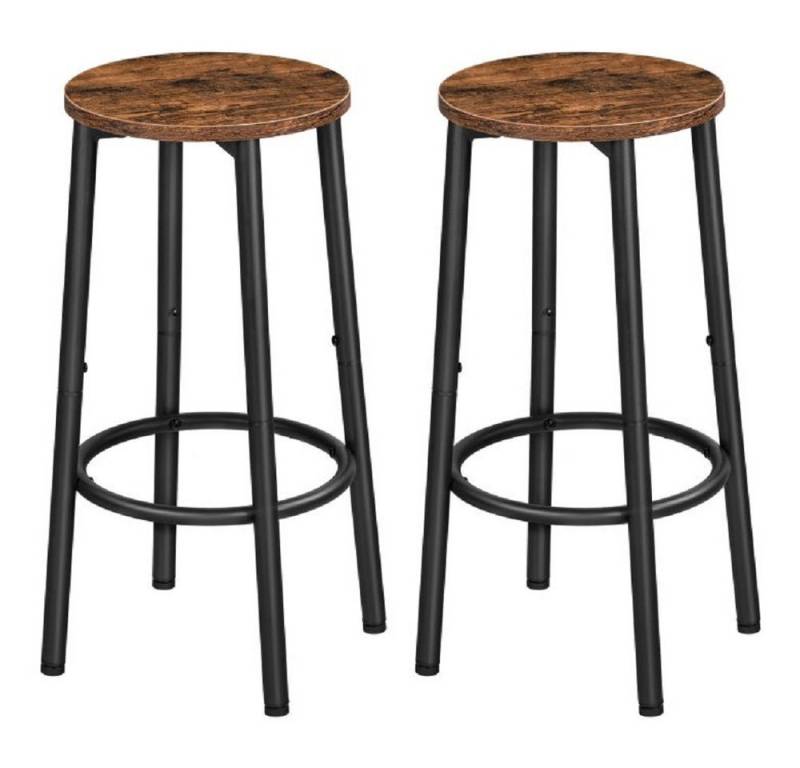 Hoobro Barhocker (Barstühle, 2 St., Stabiler Stahlrahmen), Belastbarkeit bis 100 kg, Höhenverstellbare Füße von Hoobro