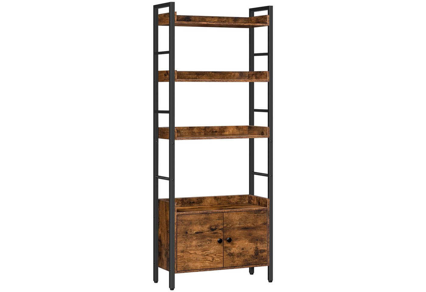 Hoobro Bücherregal Bücherschrank mit Türen und Ablage, Standregal, Aufbewahrungsregal mit 4 Ebenen, für Wohnzimmer, Büro, Küche, Arbeitszimmer und Flur Hoobro Bücherregal Bücherschrank mit Türen und Ablage, Standregal, Aufbewahrungsregal mit 4 Ebenen, für Wohnzimmer, Büro, Küche, Arbeitszimmer und Flur von Hoobro