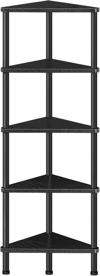 Hoobro Eckregal mit 5 Ebenen, industrielles Eck-Bücherregal, Eck-Bücherregal zur Präsentation von Pflanzenblumen Hoobro Eckregal mit 5 Ebenen, industrielles Eck-Bücherregal, Eck-Bücherregal zur Präsentation von Pflanzenblumen von Hoobro