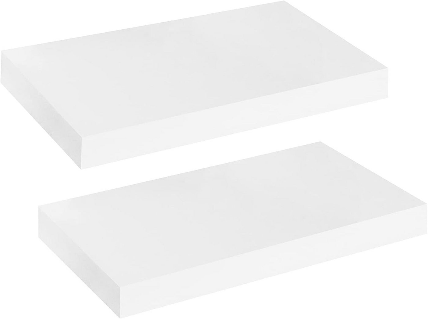 Hoobro Wandregal, 40 cm Schweberegal 2-tlg., mit unsichtbaren Halterungen, bis 20 kg belastbar von Hoobro