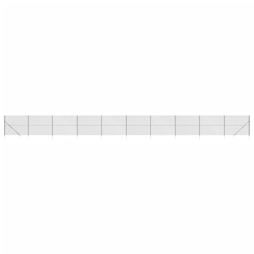 Hoodmeel Maschendrahtzaun komplettset 1.6 x 25m Maschendrahtzaun set anthrazit mit Bodenhülsen Maschendrahtzaun 160cm höhe Gartenzaun Verzinkter Stahl-Anthrazit-1.6 x 25 m Typ 2 von Hoodmeel