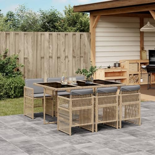 Hoodmeel Rattan Gartenmöbel Set 6 Personen Garten Sitzgruppe 6 Personen Sitzgruppe Outdoor Polyrattan Sitzgruppe Sitzgarnitur Terassenmöbel außen-Mischung aus Beige-7-tlg Typ 2 Hoodmeel Rattan Gartenmöbel Set 6 Personen Garten Sitzgruppe 6 Personen Sitzgruppe Outdoor Polyrattan Sitzgruppe Sitzgarnitur Terassenmöbel außen-Mischung aus Beige-7-tlg Typ 2 von Hoodmeel