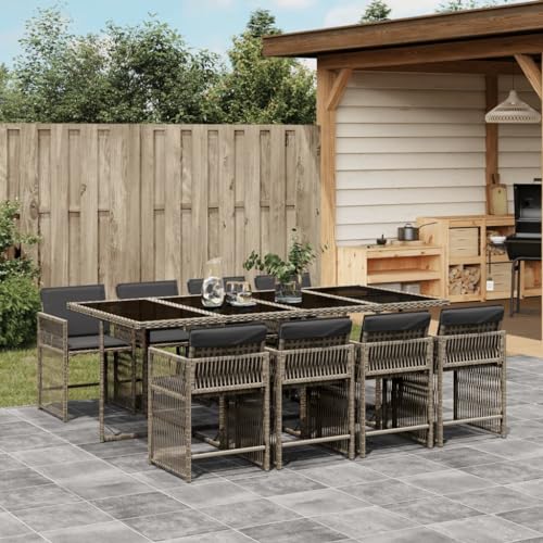 Hoodmeel Rattan Gartenmöbel Set 8 Personen Garten Sitzgruppe 8 Personen Sitzgruppe Outdoor Polyrattan Sitzgruppe Sitzgarnitur Terassenmöbel außen-Grau-9-tlg Typ 3 Hoodmeel Rattan Gartenmöbel Set 8 Personen Garten Sitzgruppe 8 Personen Sitzgruppe Outdoor Polyrattan Sitzgruppe Sitzgarnitur Terassenmöbel außen-Grau-9-tlg Typ 3 von Hoodmeel