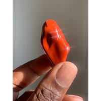 Natürlicher Roter Jaspis Kristall Trommelstein L Heilkristalle Steine | Liebe Chakra Und Mineralien Mineralprobe von HoodooCrystals