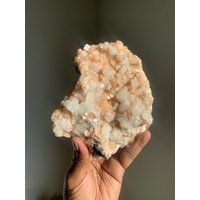 Pfirsich Stilbite Und Apophyllite Geode Kristall Cluster | Zeolith-Kristalle Heilende Steine Minerale von HoodooCrystals