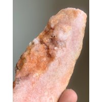 Rosa Amethyst Kristall Scheibe | Geode Quarz Heilsteine Steine Liebeschakra Gesteine Und Mineralien Probe von HoodooCrystals
