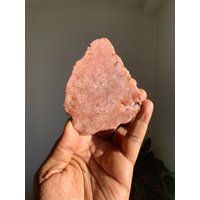 Rosa Amethyst-Kristallscheibe | Geode Quarz Heilsteine Kristalle Liebeschakra Gesteine Und Mineralien Probe von HoodooCrystals
