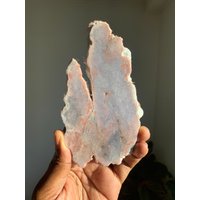 Rosa Amethyst-Kristallscheibe | Geode Quarz Heilsteine Kristalle Liebeschakra Gesteine Und Mineralien Probe von HoodooCrystals