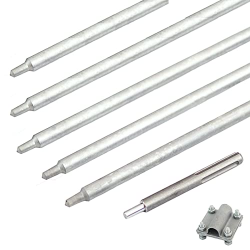 Blitzschutz Zubehör (5m Tiefenerder Set verzinkt) von Hoogana