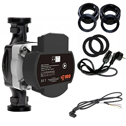 Hocheffizienzpumpe AMG Heizungspumpe m. PWM Kabel 15-60/130 von Hoogana