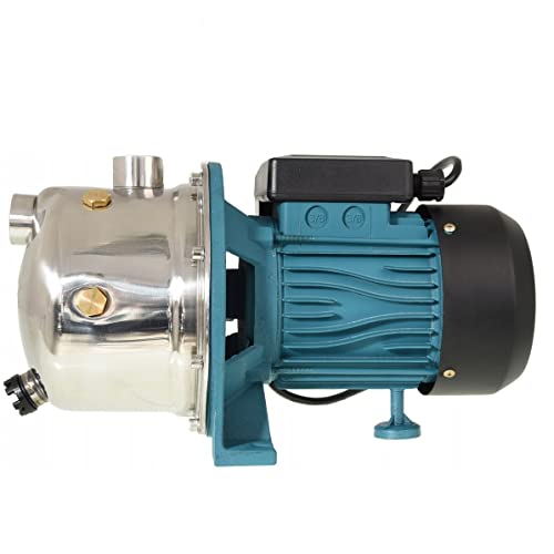 Kreiselpumpe Jetpumpe Gartenpumpe Wasserpumpe AJ50/60-1100 Watt - 3600 L/h - 5 bar von Hoogana