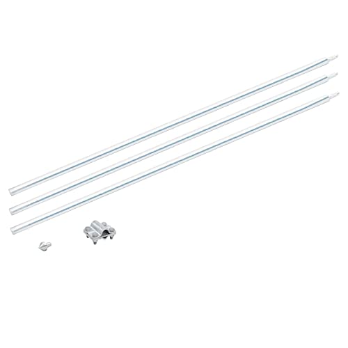 Tiefenerder Erdung Ø 20mm feuerverzinkt optional SDS Max - Schlagkopf - Schlagspitze (3m Set mit Klemme) von Hoogana