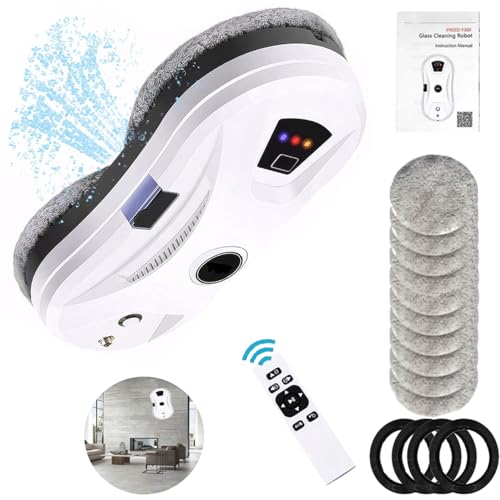 Hooha Fensterputzroboter 5600Pa Elektrischer Fensterreiniger/Marmor&Fliesenwand Reinigungsroboter mit Fernbedienung/Wassertank/Sicherheitssystem Fensterreinigungsroboter Testsieger Sprühfunktion Hooha Fensterputzroboter 5600Pa Elektrischer Fensterreiniger/Marmor&Fliesenwand Reinigungsroboter mit Fernbedienung/Wassertank/Sicherheitssystem Fensterreinigungsroboter Testsieger Sprühfunktion von Hooha