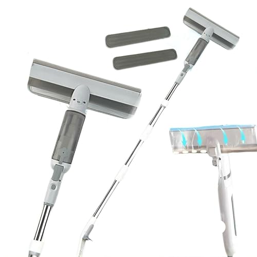 Hooha Fensterwischer Reiniger 5-in-1 Einstellbare Waschbürste Profi ,Fensterputzer Fenster Abwassersammler Wasserschieber, Abzieher klein,für hohe Fenster/Dusche/Auto,Längen 40-149cm,Weiß Hooha Fensterwischer Reiniger 5-in-1 Einstellbare Waschbürste Profi ,Fensterputzer Fenster Abwassersammler Wasserschieber, Abzieher klein,für hohe Fenster/Dusche/Auto,Längen 40-149cm,Weiß von Hooha