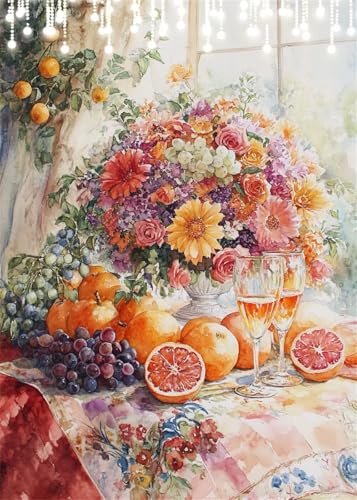 Diamond Painting Kinder Obst, Diamant Painting Bilder Blume DIY Eckige Steine Diamant Kunst Malerei Kits, 5D Mosaikherstellung Bastelset Erwachsene für Aesthetic Room Decor Geschenke 80x100 cm X4-631 Diamond Painting Kinder Obst, Diamant Painting Bilder Blume DIY Eckige Steine Diamant Kunst Malerei Kits, 5D Mosaikherstellung Bastelset Erwachsene für Aesthetic Room Decor Geschenke 80x100 cm X4-631 von Hooixaag