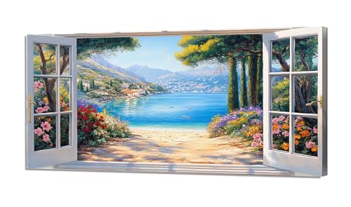 Malen Nach Zahlen Erwachsene,Malen Nach Zahlen Fenster Paint by Numbers,Landschaft Malen Nach Zahlen Kinder,DIY Handgemalt Ölgemälde Leinwand Bastelset,Deko Wohnzimmer,Ohne Rahmen 40x80cm XH-339 Malen Nach Zahlen Erwachsene,Malen Nach Zahlen Fenster Paint by Numbers,Landschaft Malen Nach Zahlen Kinder,DIY Handgemalt Ölgemälde Leinwand Bastelset,Deko Wohnzimmer,Ohne Rahmen 40x80cm XH-339 von Hooixaag