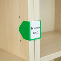 Etikettenhalter Für Ikea Billy Regal | Ordnung & Übersicht - Passend Neue Version Mit 3 Mm Bohrungen | 35x45Mm Etikettenhalter Für Ikea Billy Regal | Ordnung & Übersicht - Passend Neue Version Mit 3 Mm Bohrungen | 35x45Mm von HooknStore