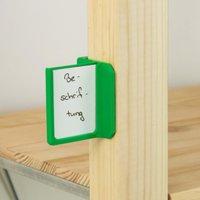 Etikettenrahmen Für Den Seitlichen Regalpfosten Des Ikea Ivar Regal | Rechtwinklige Beschriftung von HooknStore