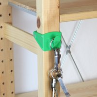 Haken Für Ikea Ivar Regal Pfosten Vorne Schmal, Kurz Und Stabil von HooknStore