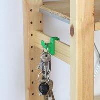 Haken Für Ikea Ivar Regal Seitenteil Schmal, Kurz Und Stabil von HooknStore