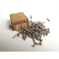 1/2 "x 3 Linsenkopf Messing Vernickelt Schrauben 10 Stück Nickel Auf Ovalkopf Schlitz Holzschrauben # 5E7G41K14 von HooksAndHardware