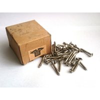1 1/4 "x 7 Ovalkopf Messing Vernickeltes Geschlitzte Holzschrauben 10 Stk. Siehe Bilder Für Zoll/Gauge in Mm Umwandlungen. #5E8G4Dk63 von HooksAndHardware