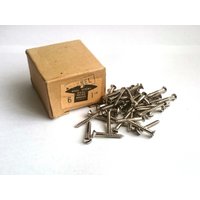 1 "x 6 Ovalkopf Messing Vernickelte Holzschrauben 10 Stück Nickel Auf Schlitzschrauben. Vernickelte Schrauben # 5E8G4Dk63 von HooksAndHardware