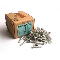 3/4 "x 6 Seltene Leicht Metall Flachkopf Holzschrauben 10 Stück, Din 97, Schlitzschrauben, Seltene Schrauben #5E8G4Dk63 von HooksAndHardware