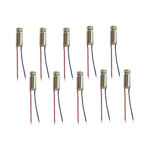 10 Stück 0408 DC 1,5 V-3 V 8000 U/min Vibrationsmotor Vibrationskernloser Topfbürstenmotor 4 x 8 mm 8000-30000 (U/min) Elektrische Haushaltsgeräte von Hookurity