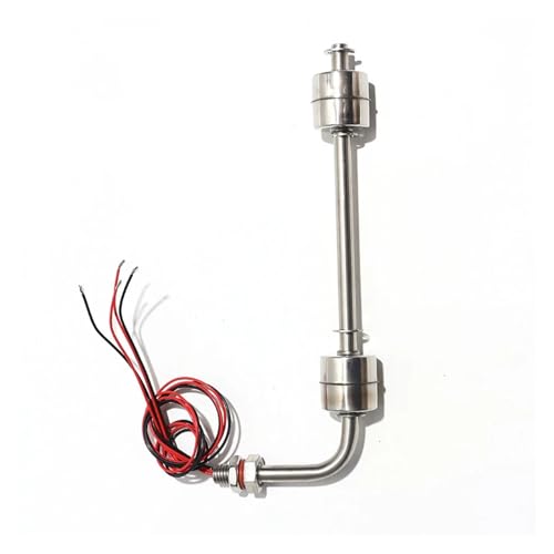 Hookurity 1PC L-Typ 304 Edelstahl Schwimmerschalter Tank Flüssiger Wasserspiegelsensor Doppelkugel Pool Durchflusssensor Länge 100-600mm(L 400mm) von Hookurity
