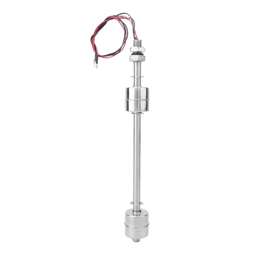 Hookurity Doppelkugel-Füllstandssensor, Edelstahl-Doppelkugel-Schwimmerschalter Wasserstandsregler-Sensorschalter for Tankpool(200mm) von Hookurity