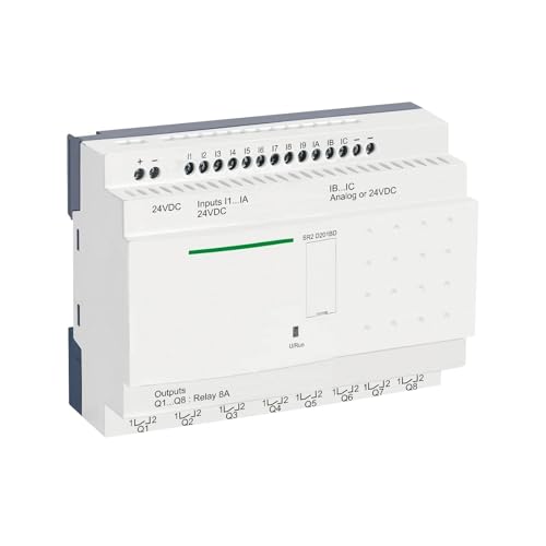 Hookurity SR2E201BD kompaktes Smarts-Relais Zelio+Logic - 20 IO - 24 V DC - Uhr - ohne Anzeige von Hookurity