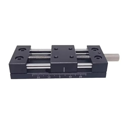 Hookurity Schlitten Feineinstellung Manueller Lineartisch PT-SD10 X-Achse 35 mm/65 mm/95 mm Verfahrweg Übersetzungstisch Manueller linearer Tisch Verschiebungsplattform Schiebetisch(PT-SD95) von Hookurity